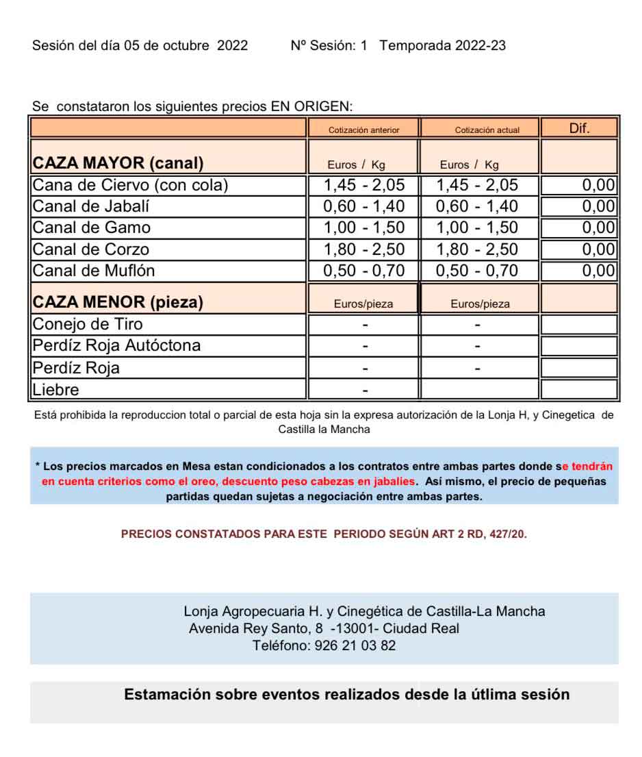 carnde caza cr 5 oct