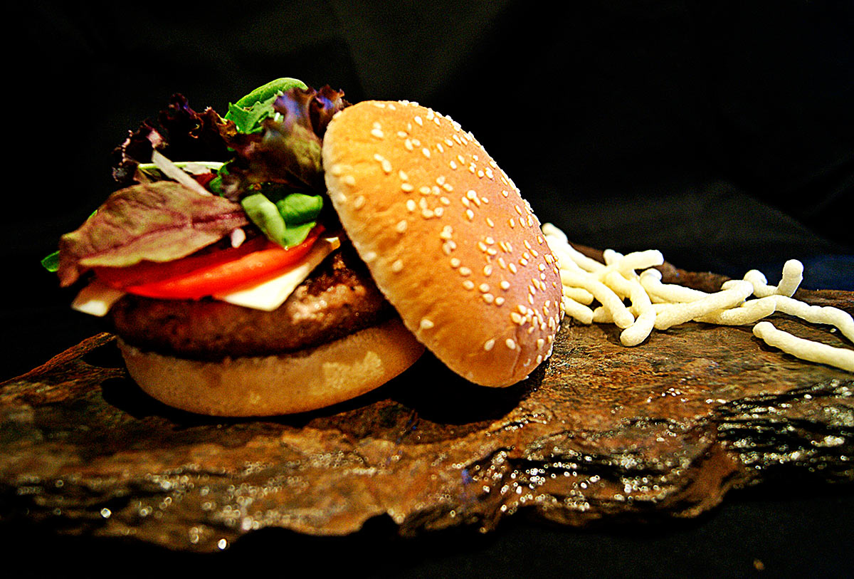 hamburguesa de jabalí